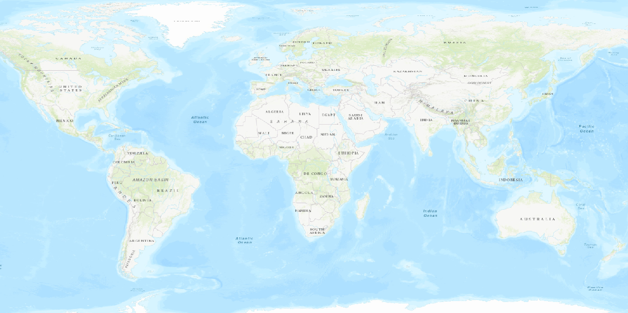 ESRI Topo и покрытие сети МТС