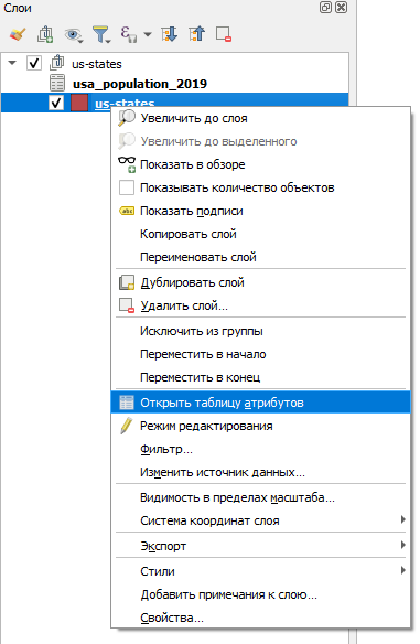 Таблица атрибутов после присоединения
