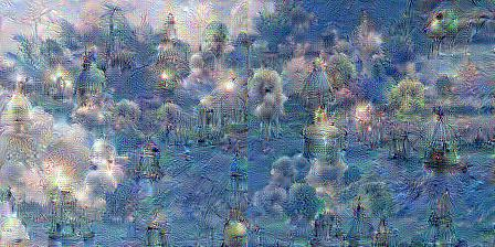 DeepDream без сдвига (jitter) — сильные шахматные артефакты