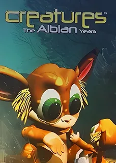 Обложка Creatures: The Albian Years — норн с большими глазами и ушами